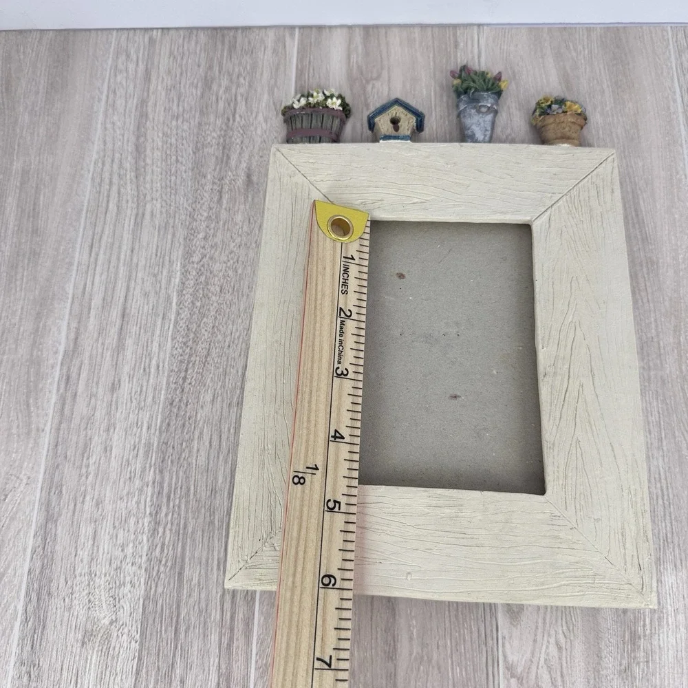 Miniature Garden Picture Frame Flower Pots‎ Birdhouse Decor Cottagecore Frame